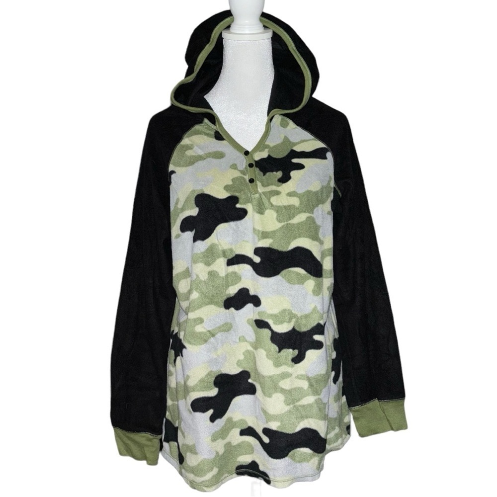 Girls Fleece Camouflage hoodie